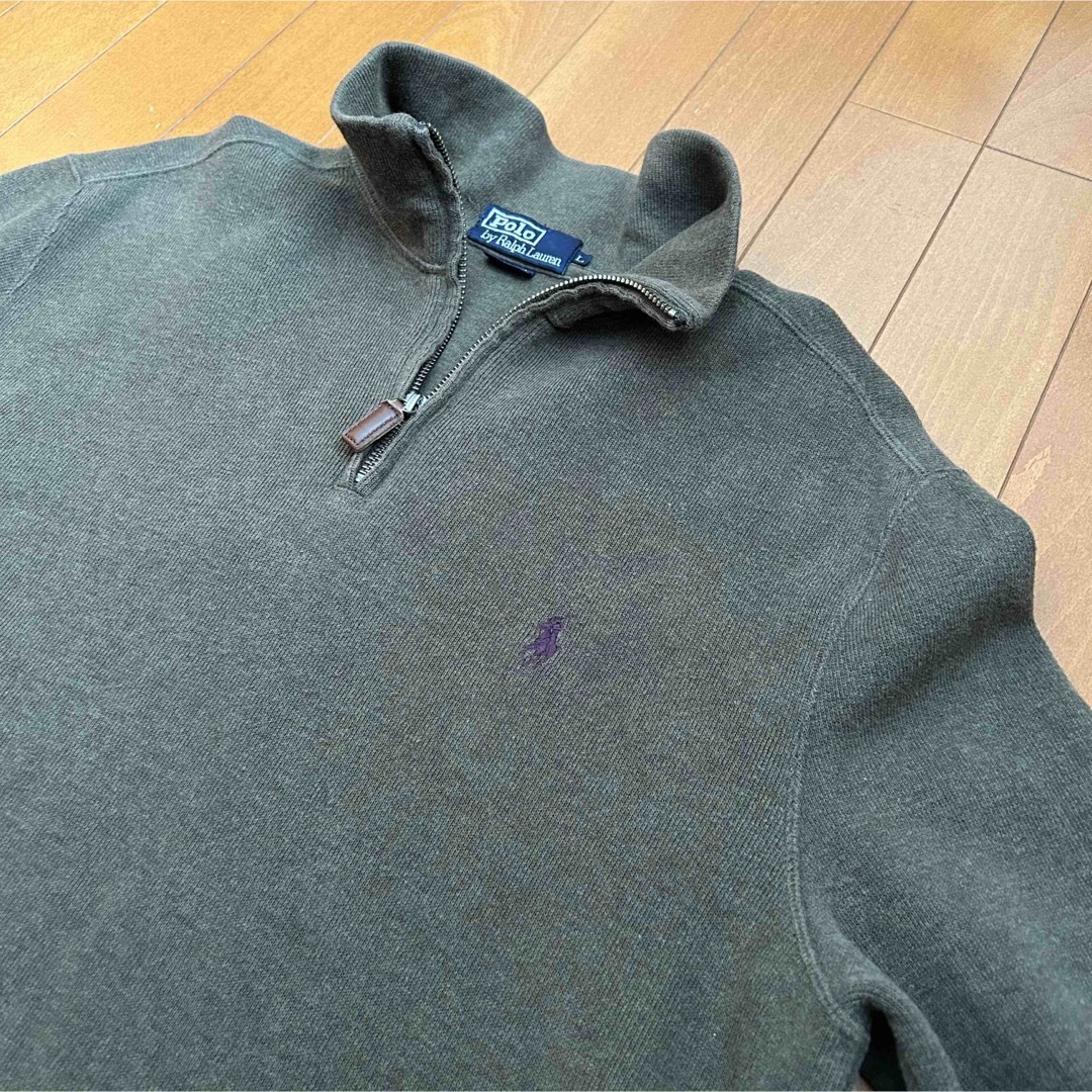 Ralph Lauren(ラルフローレン)の古着 90s POLO Ralph Lauren  ハーフジップ スウェット メンズのトップス(スウェット)の商品写真