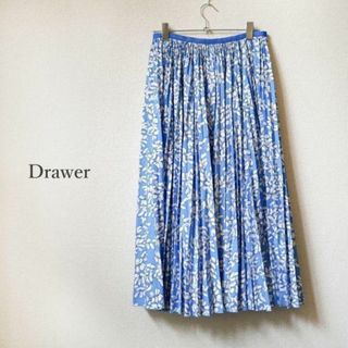 drawer ドゥロワー 2019年SS フラワープリントギャザースカート