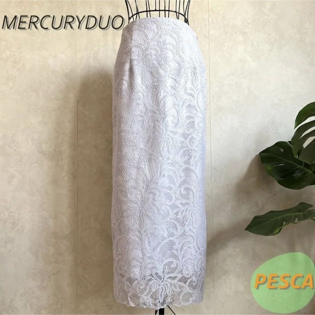 MERCURYDUO(マーキュリーデュオ)の【美品】マーキュリーデュオ　レースロングスカート レディースのスカート(ロングスカート)の商品写真