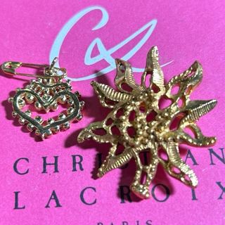 未使用♥新品♥ChristianLacroix♥ブローチ♥バッファロー♥ゴールド