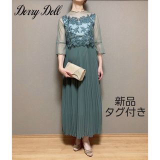 【新品タグ付】 ドリードール メロースリーブ×プリーツドレス 結婚 ... メロースリーブプリーツドレスワンピース❤︎ドリードール 新品