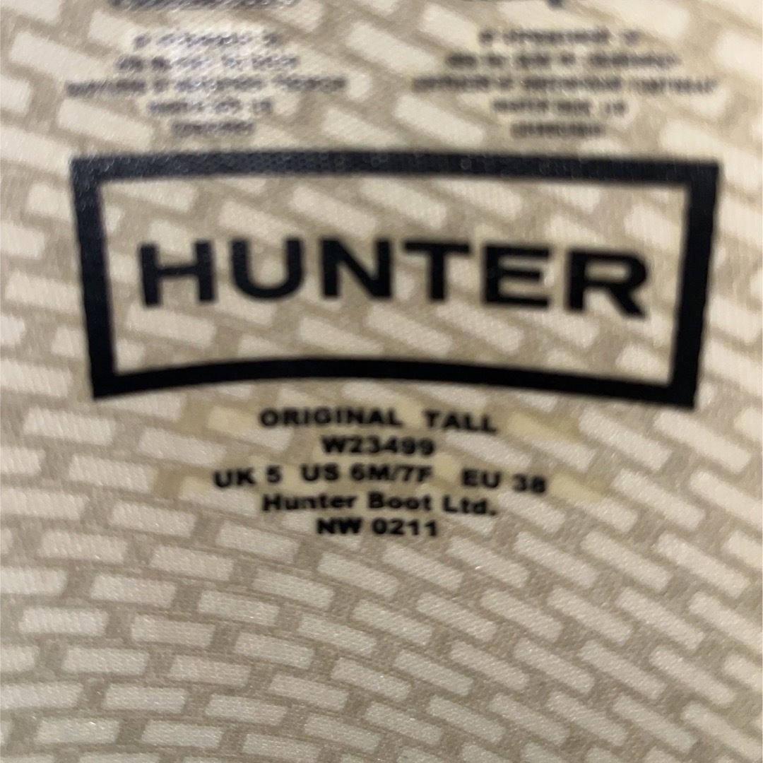 HUNTER(ハンター)のハンターロングブーツ　レディース レディースの靴/シューズ(レインブーツ/長靴)の商品写真