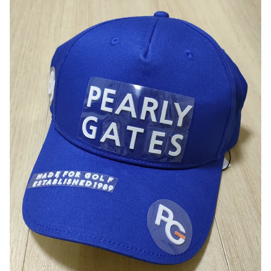 ブルーサイズ【新品】【正規品】パーリーゲイツ　PEARLY GATES　ゴルフ　キャップ