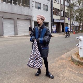 トーガ(TOGA)のlitmus  /  leather blouson(ブルゾン)