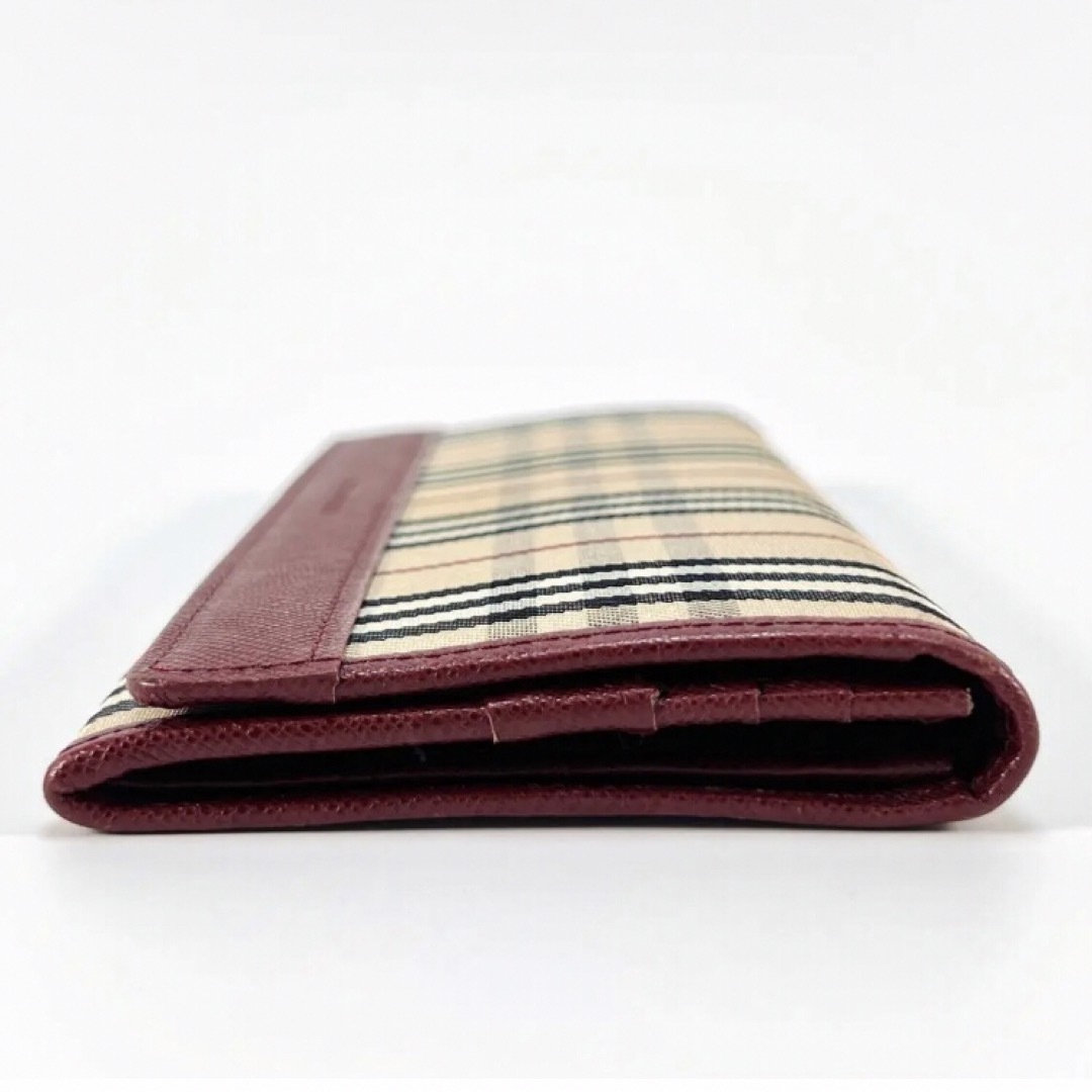 BURBERRY - 未使用品 BURBERRY バーバリー 二つ折り 長財布 ノバ