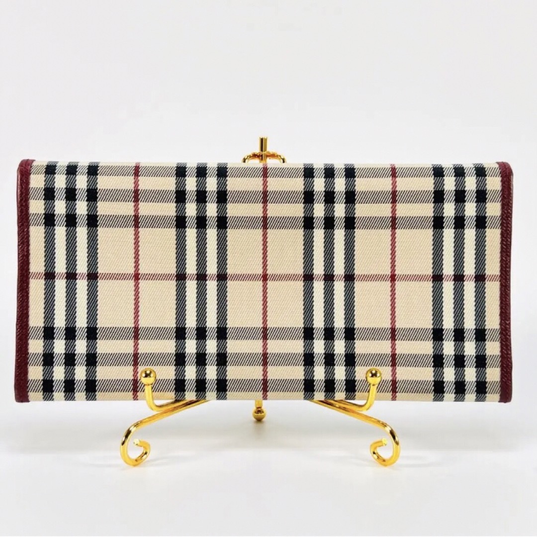 BURBERRY - 未使用品 BURBERRY バーバリー 二つ折り 長財布 ノバ