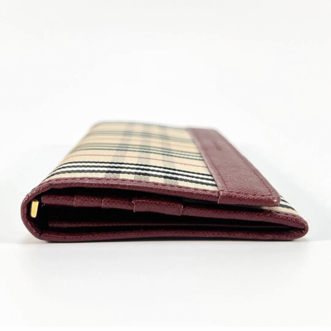 BURBERRY - 未使用品 BURBERRY バーバリー 二つ折り 長財布 ノバ