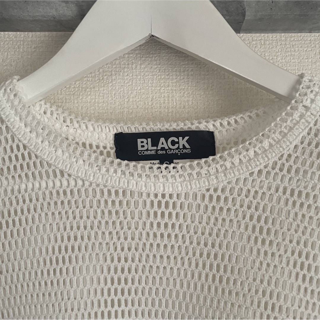 BLACK COMME des GARCONS(ブラックコムデギャルソン)のBLACK COMME des GARÇONS メッシュ トップス メンズのトップス(Tシャツ/カットソー(半袖/袖なし))の商品写真