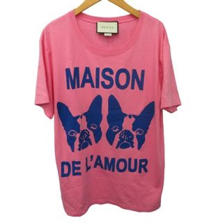 グッチ Tシャツ・カットソー(メンズ)(ピンク/桃色系)の通販 39点