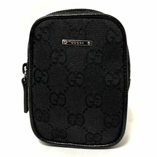 グッチ(Gucci)の美品　GUCCI　グッチ　シガレットケース　GG柄　ポーチ　黒　115249(タバコグッズ)