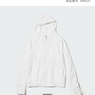 ユニクロ(UNIQLO)のエアリズムUVカットメッシュパーカー(リラックス)(パーカー)