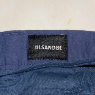 JIL SANDER ジルサンダー カラーパンツ 青 ブルー 無地 サイズ44