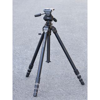 Manfrotto   マンフロット プロアルミニウム三脚4段＋RC2付3ウェイ