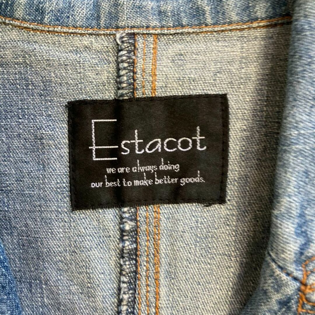 ESTACOT(エスタコット)のジャケット　ジーンズ　デニム　Estacot レディースのジャケット/アウター(Gジャン/デニムジャケット)の商品写真