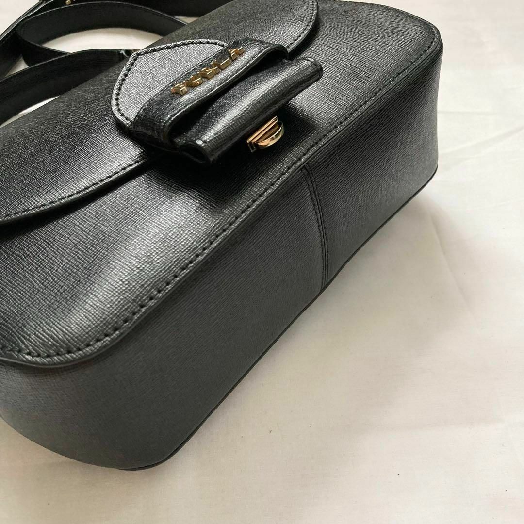 ✨極美品✨2way FURLA フルラ ショルダーバッグ レザー ブラック