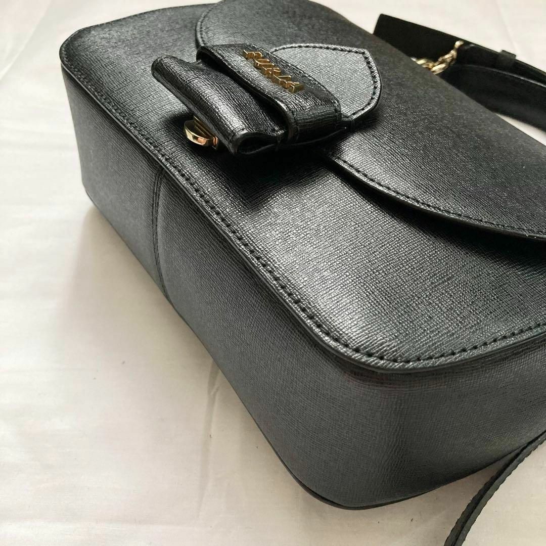 ✨極美品✨2way FURLA フルラ ショルダーバッグ レザー ブラック