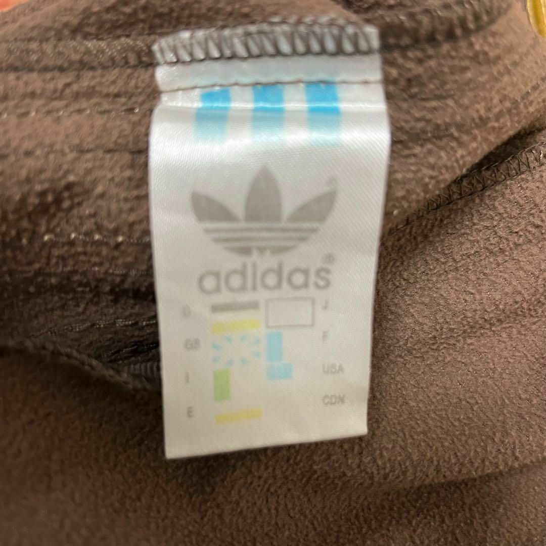 00s adidas トラックパンツ　ブラウン×ゴールド　在原みゆ紀