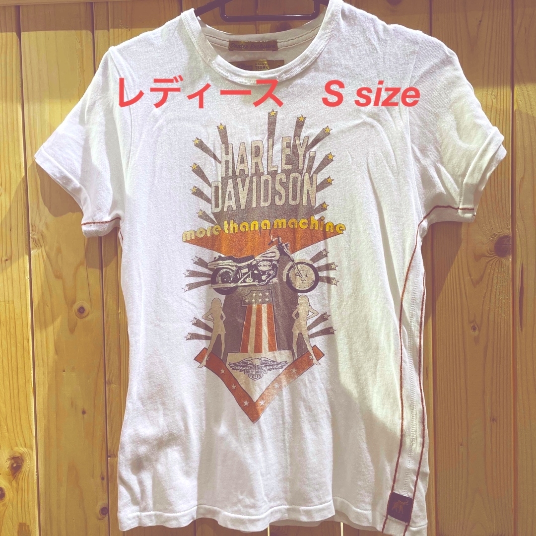 Harley Davidson(ハーレーダビッドソン)のHARLE-DAVIDSONレディースTシャツS レディースのトップス(Tシャツ(半袖/袖なし))の商品写真