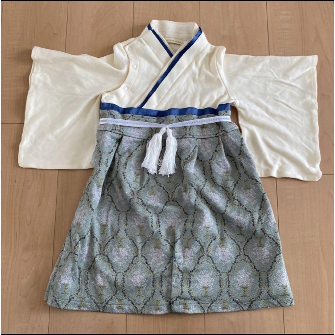 SWEET MOMMY(スウィートマミー)の袴　ロンパース　90 キッズ/ベビー/マタニティのキッズ服男の子用(90cm~)(和服/着物)の商品写真