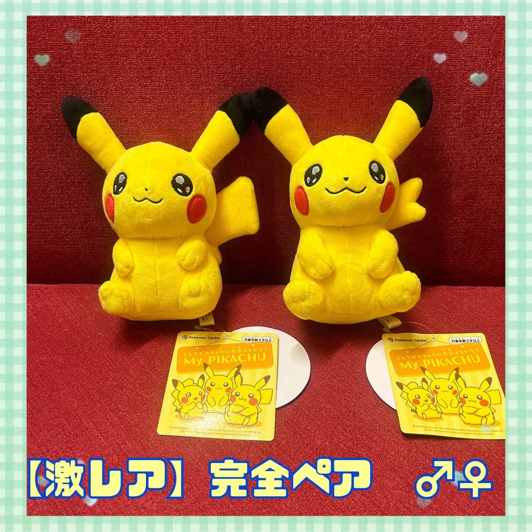 ポケモン - マイピカチュウ オスメスセットの通販 by ラッキーSHOP ポケモン - マイピカチュウ オスメスセットの通販 by ラッキーSHOP