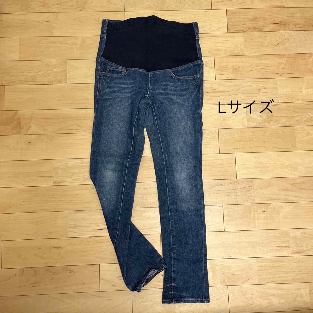 EDWIN(エドウィン)のマタニティ パンツ ボトムス ジーンズ EDWIN Lサイズ キッズ/ベビー/マタニティのマタニティ(マタニティボトムス)の商品写真