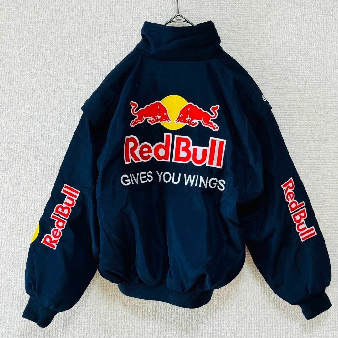 キッズ用 redbull 企業刺繍デザイン レースジャケット XLサイズ-