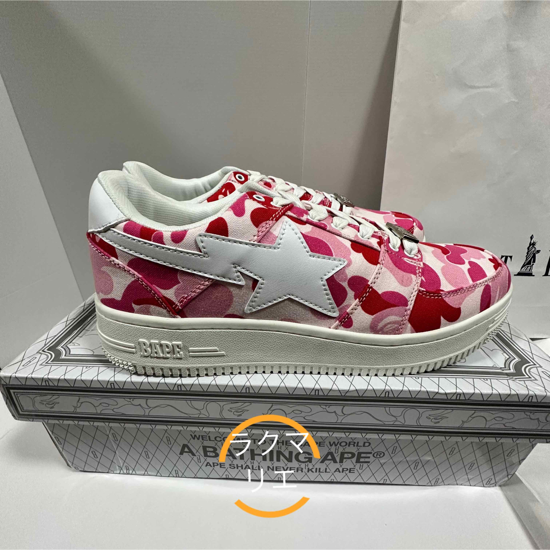 APE BAPE STA ABC CAMO PINK カモ　ピンク 11 29靴/シューズ