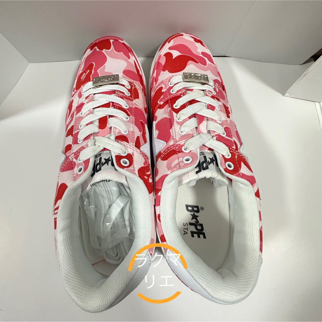 A BATHING APE(アベイシングエイプ)のAPE BAPE STA ABC CAMO PINK カモ　ピンク 11 29 メンズの靴/シューズ(スニーカー)の商品写真