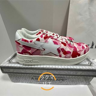 アベイシングエイプ(A BATHING APE)のAPE BAPE STA ABC CAMO PINK カモ　ピンク 11 29(スニーカー)