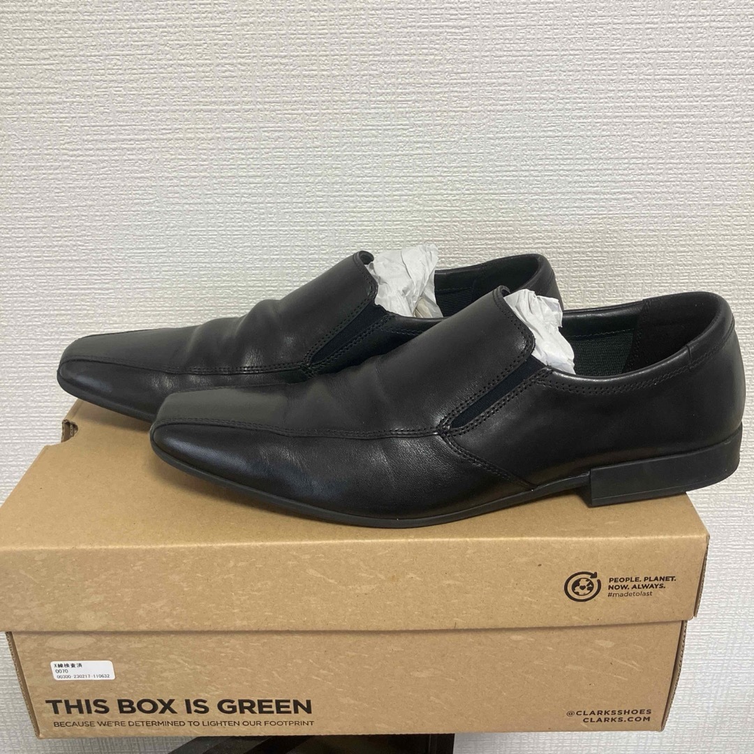 美品 クラークス Clarks シッドトンエッジ ブラック 26.5