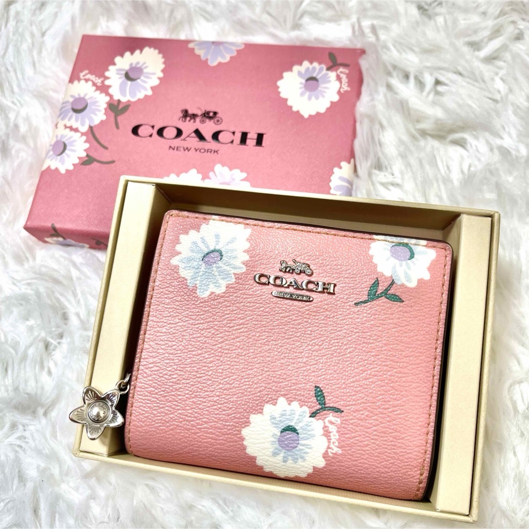 COACH コーチ 花柄 折り財布