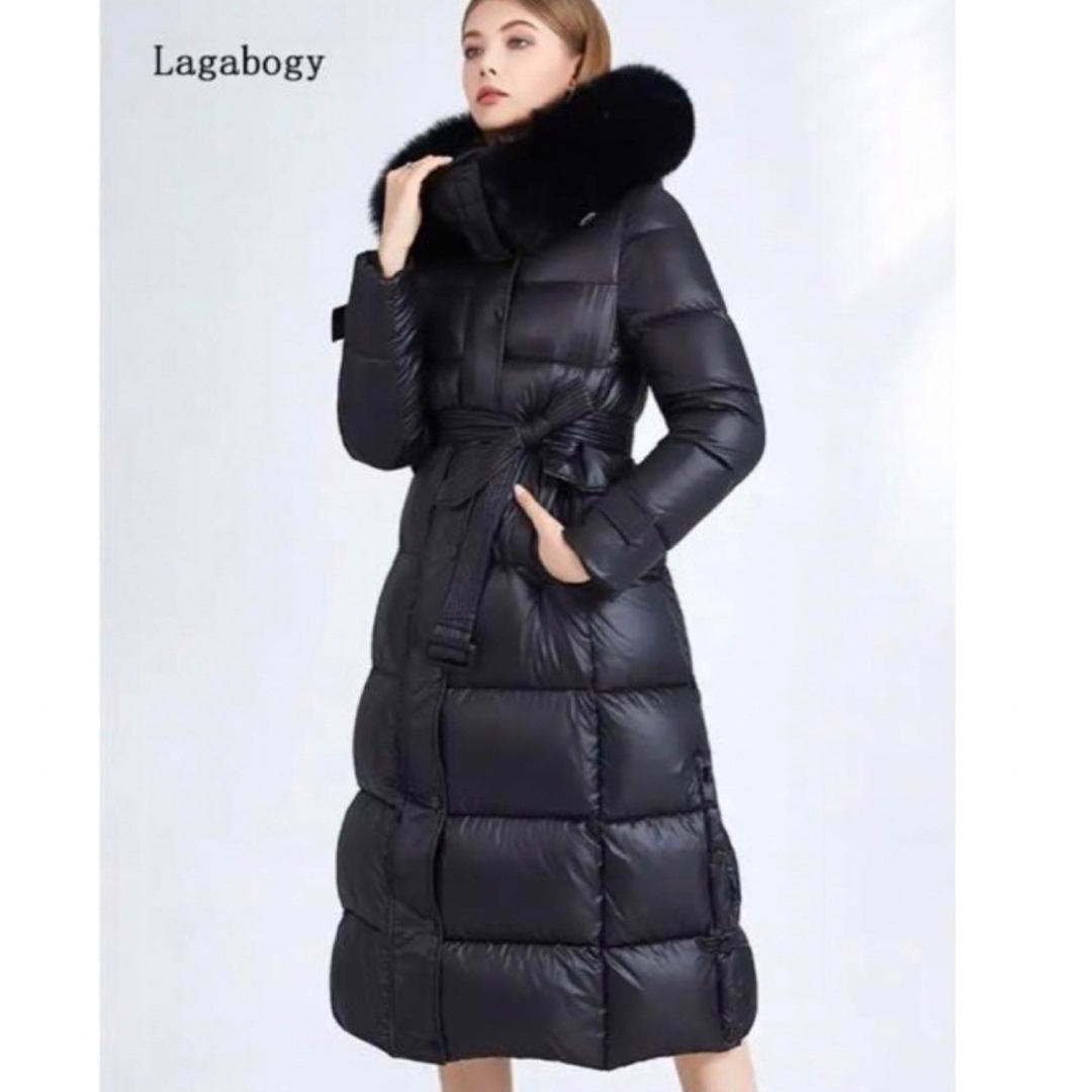 Lagabogy フォックスファーロングダウンコート Mの通販 by ネイル