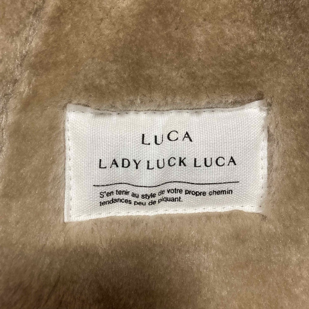 LUCA/LADY LUCK LUCA(ルカレディラックルカ)のluca lady luck luca フェイクムートンコート フェイクレザー レディースのジャケット/アウター(ムートンコート)の商品写真