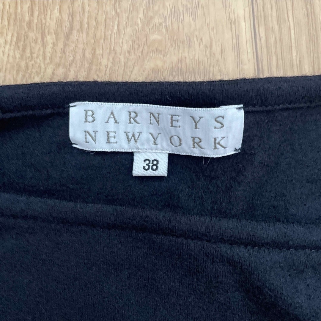 BARNEYS NEW YORK(バーニーズニューヨーク)の【美品】BARNEYS NEWYORK★38★ワンピース★ドレープデザイン レディースのワンピース(ひざ丈ワンピース)の商品写真