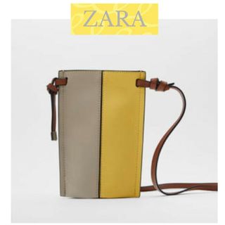 ザラ(ZARA)のZARA バイカラースマホショルダーバック(ショルダーバッグ)