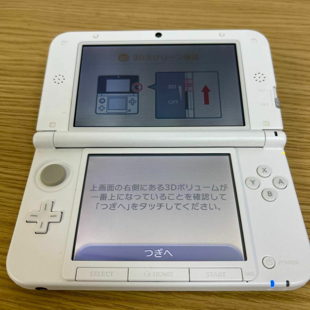 【ジャンク品】ニンテンドー3DS LL本体　ホワイト+ソフト1個