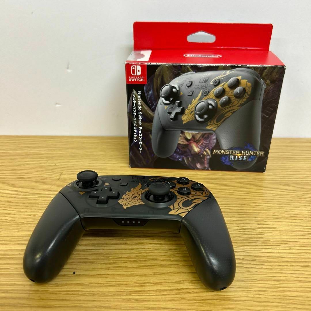 【新品】Switch Proコントローラー モンスターハンターライズ