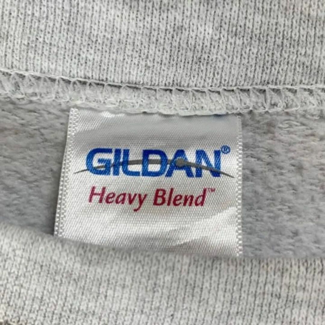 【US古着】GILDAN　ギルダン　グレー トレーナー　スウェット　ゆるだぼ メンズのトップス(スウェット)の商品写真