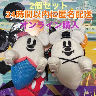 Disney - 【タグ付き】ハロウィン♡おばけちゃん♡ぬいぐるみ 肩のせ ... ディズニー おばけショルダーバッグセット くっつきぬいぐるみ