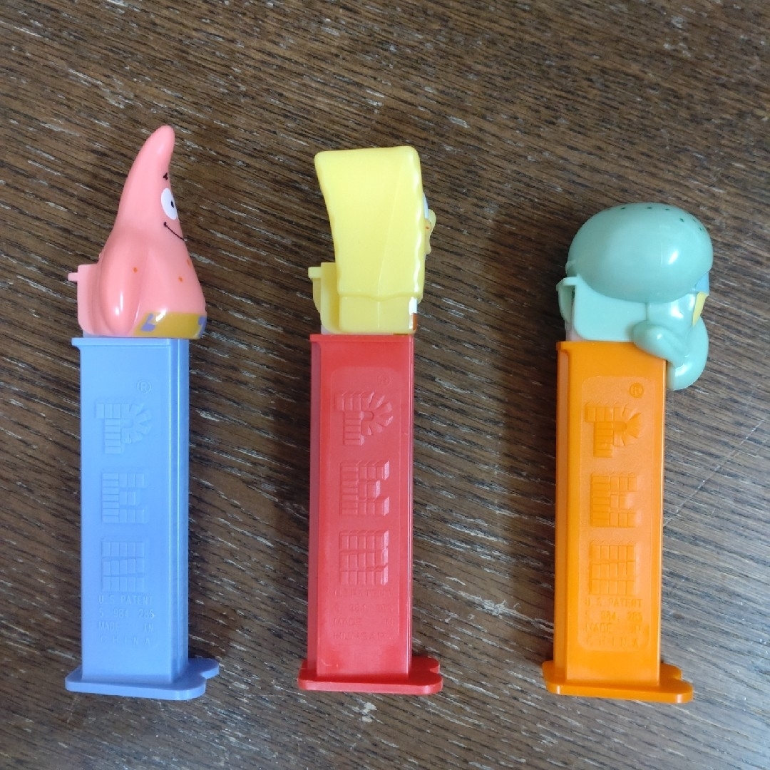 PEZ☆スポンジボブ エンタメ/ホビーのおもちゃ/ぬいぐるみ(キャラクターグッズ)の商品写真