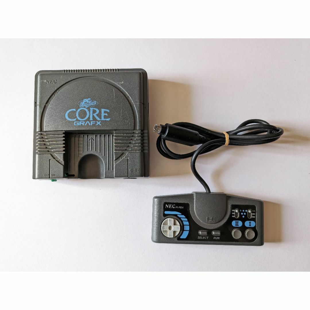 PC Engine Core Grafx 本体 コントローラー付き　PCエンジン | フリマアプリ ラクマ