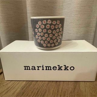 マリメッコ(marimekko)の【よっしー様専用】マリメッコ プケッティ ラテマグ グレー(グラス/カップ)