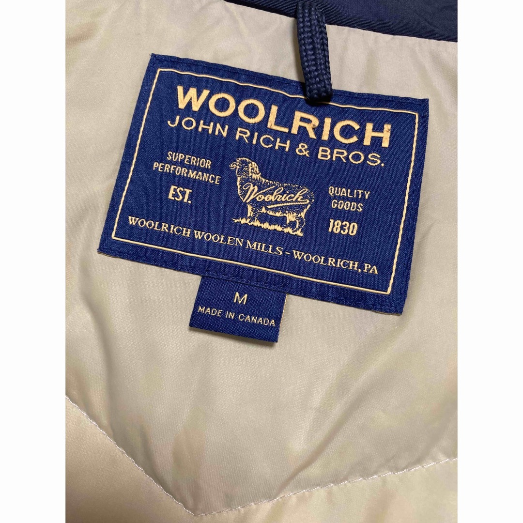 WOOLRICH(ウールリッチ)の【カナダ製】WOOLRICH ウールリッチ ダウンジャケット ネイビー  M メンズのジャケット/アウター(ダウンジャケット)の商品写真