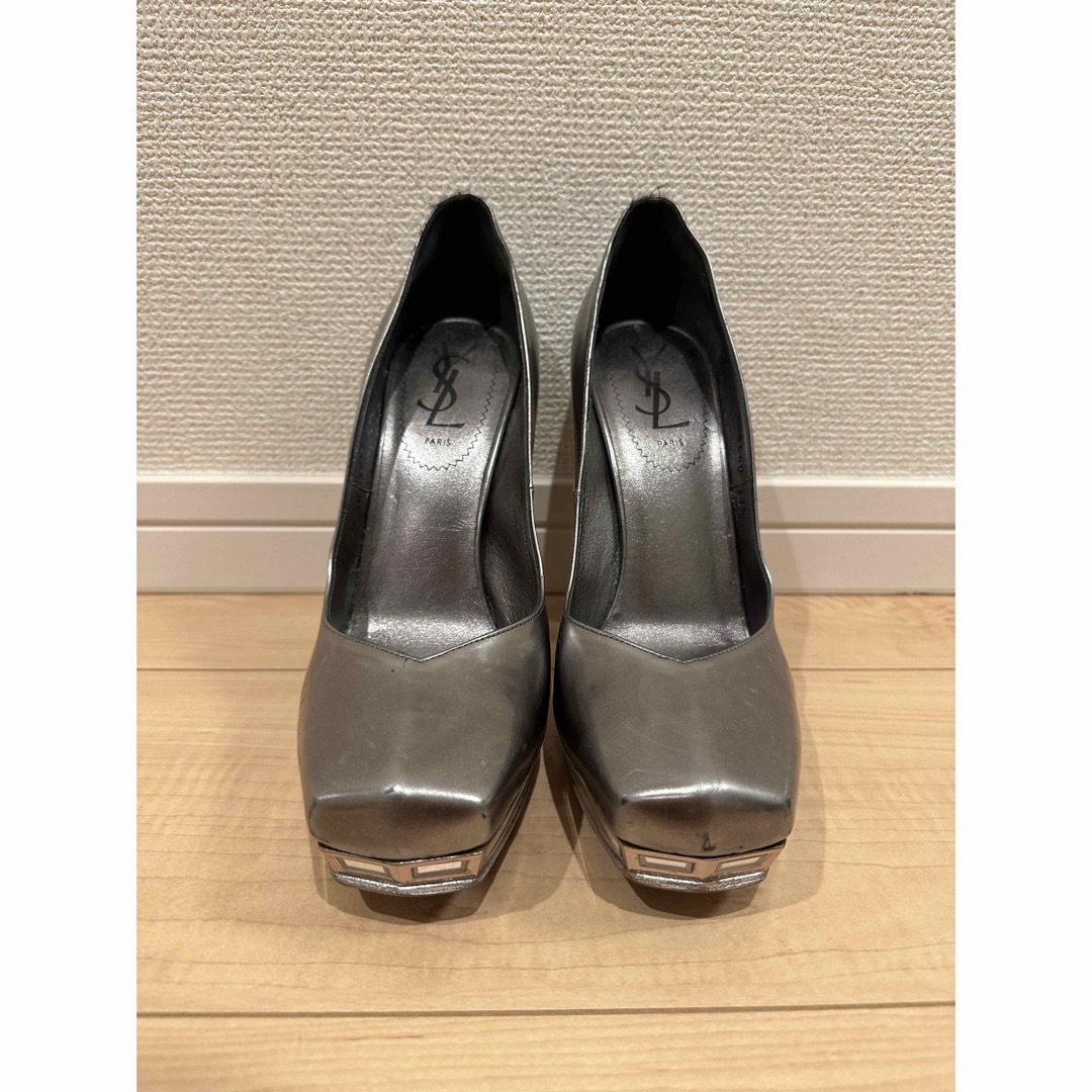 【1点もの】Saint Laurent ヴィンテージミラーヒール 24.5cm