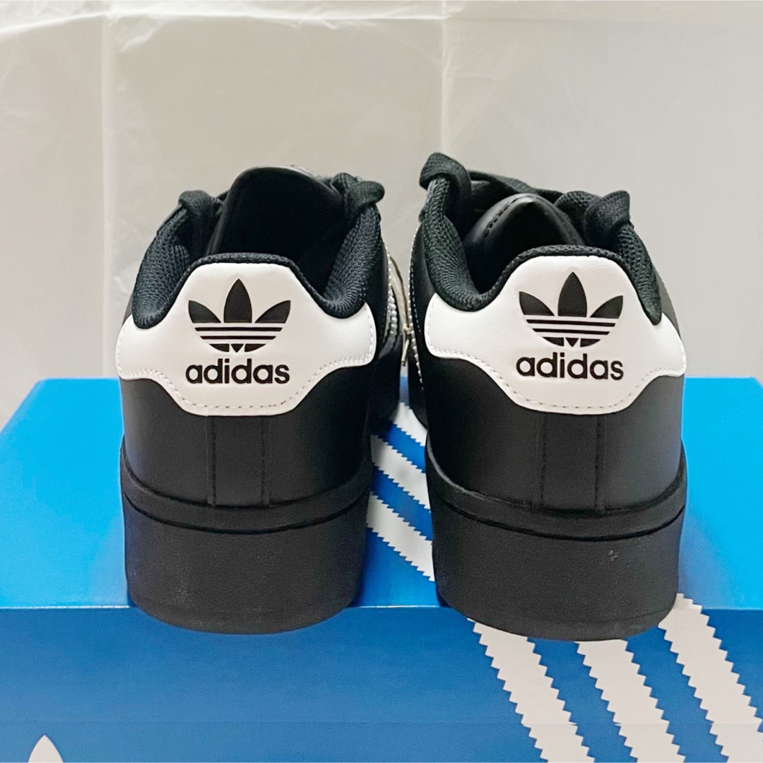 adidas superstar xlg アディダス スーパースター 厚底 黒