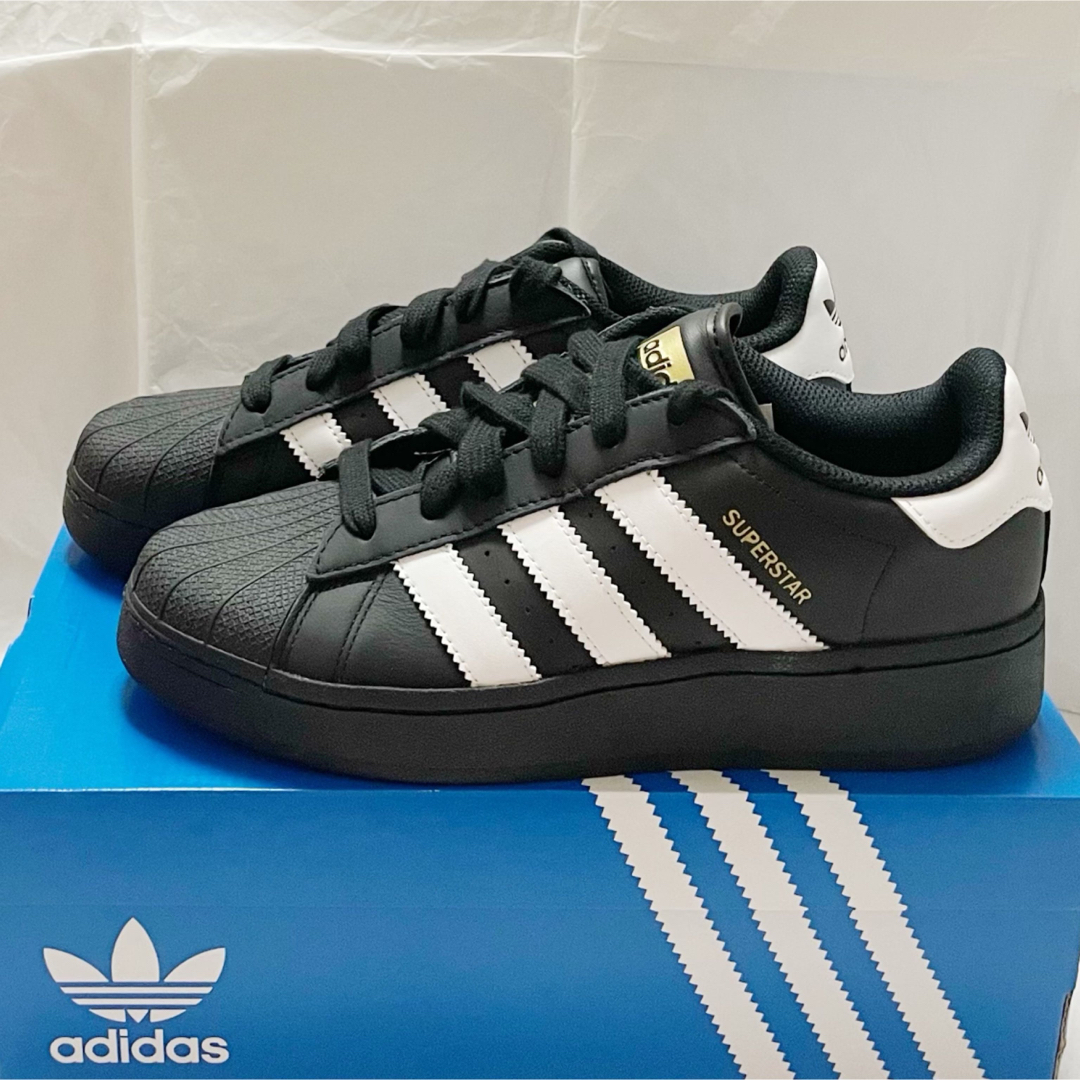 adidas superstar xlg 黒 アディダス スーパースター 厚底