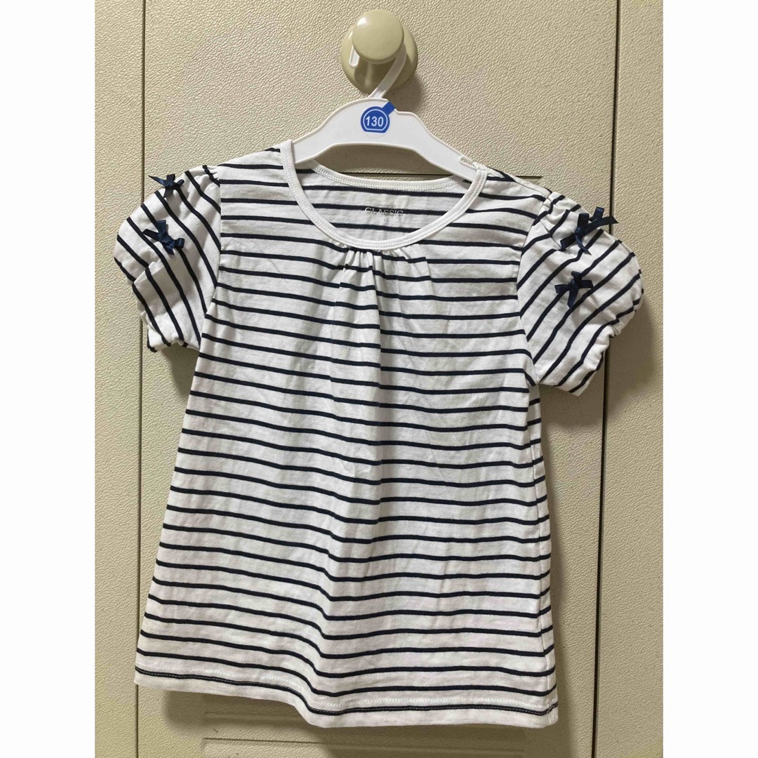 西松屋(ニシマツヤ)の西松屋 夏服 130cm キッズ/ベビー/マタニティのキッズ服女の子用(90cm~)(Tシャツ/カットソー)の商品写真