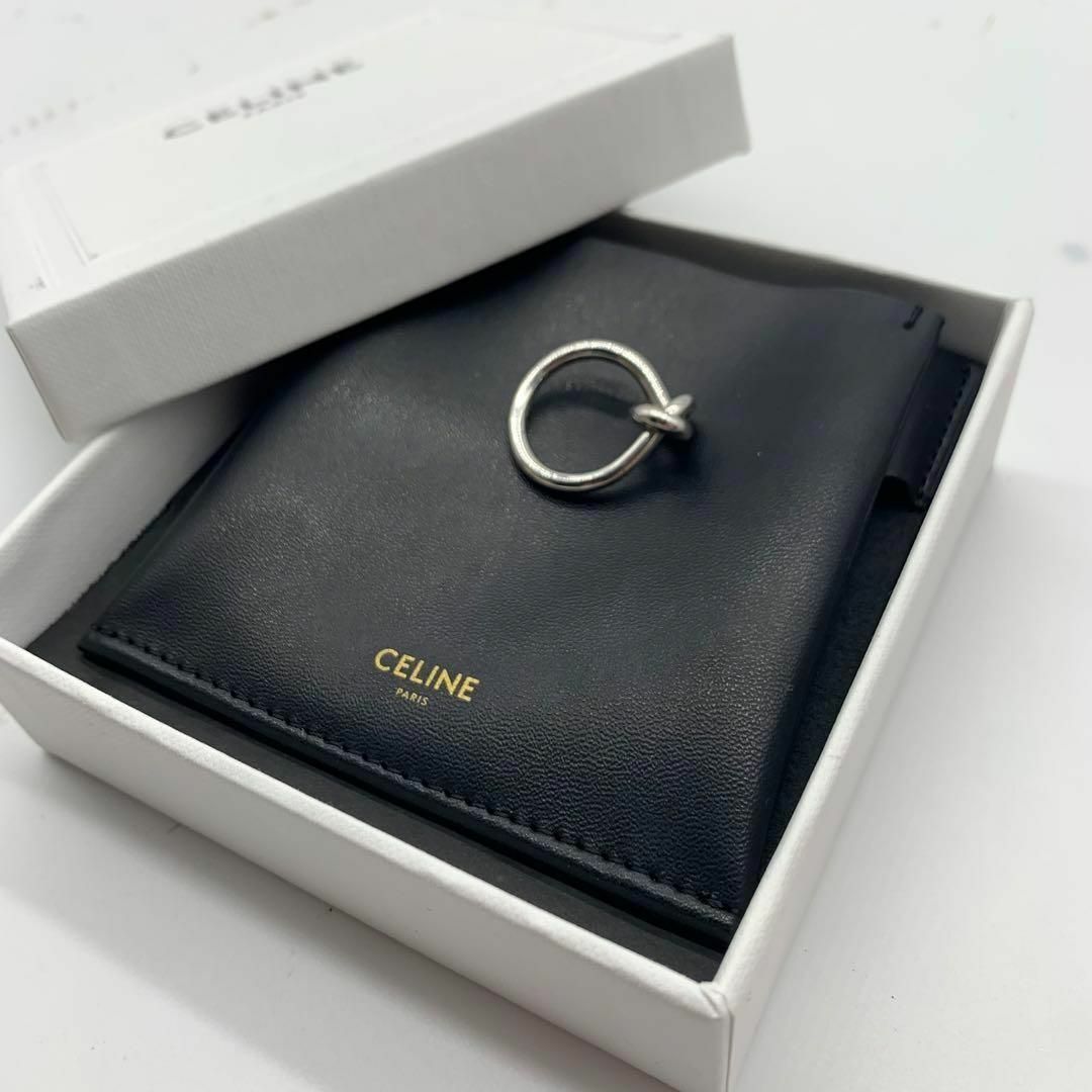 レディースCELINE ノットリング シルバー ヴィンテージ セリーヌ