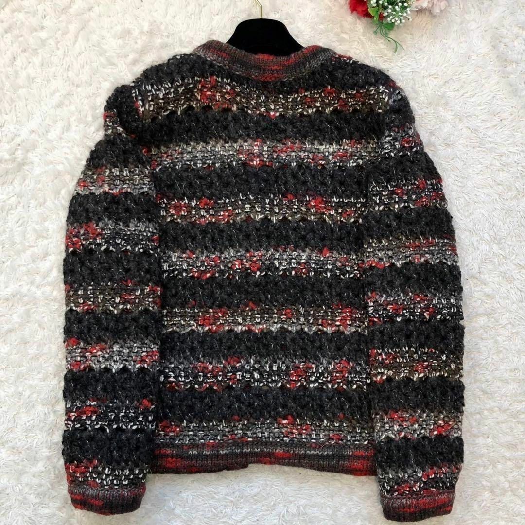 CHANEL シャネル ツイード ジャケット 38 ココ P42 カシミヤ混