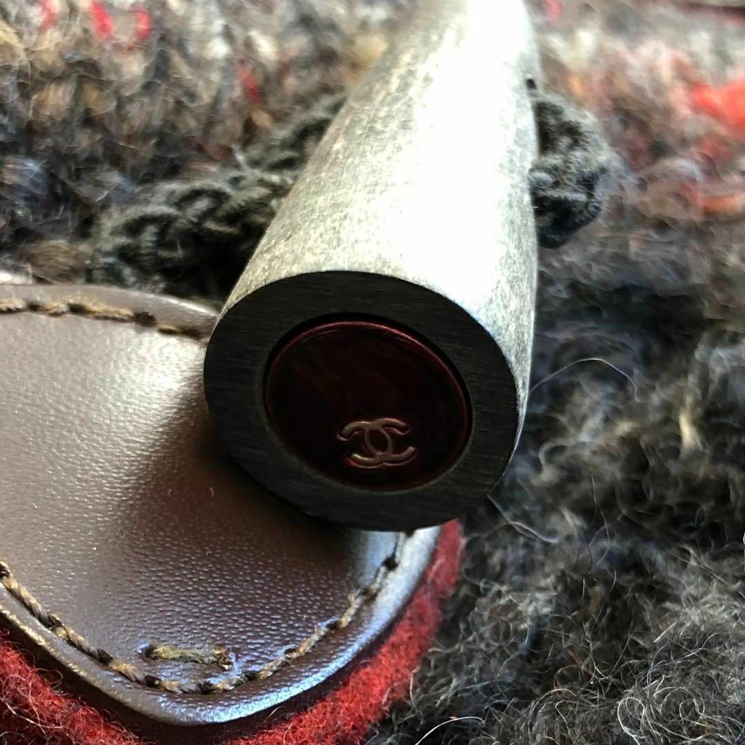 CHANEL シャネル ツイード ジャケット 38 ココ P42 カシミヤ混